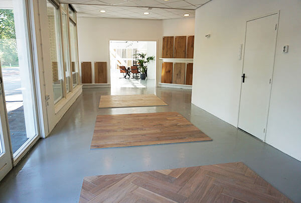Showroom Floorsite Terschuur Houten Vloeren
