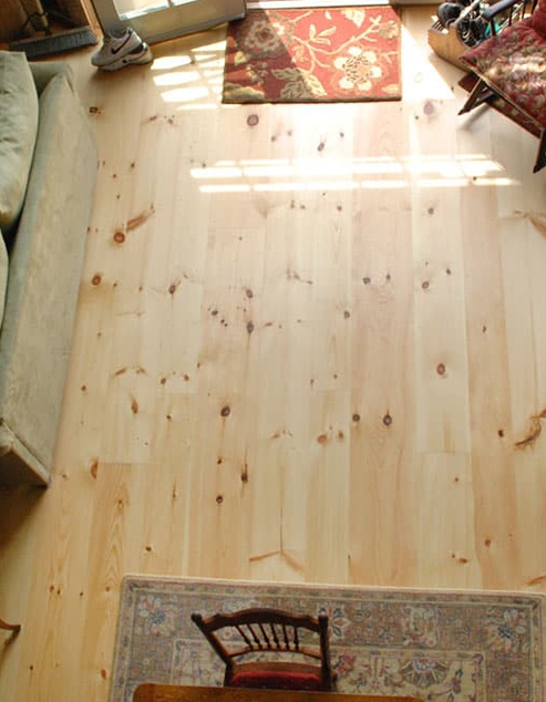 Grenen houten vloer A-kwaliteit 12cm breed