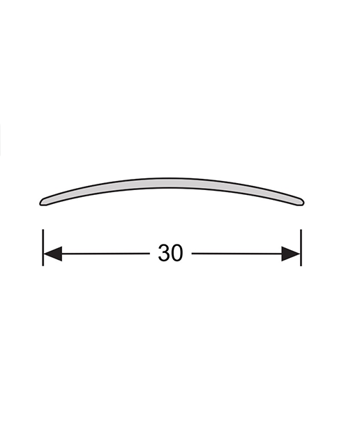 Overgangsprofiel / Dilatatie profiel zelfklevend 30mm 2.4m1