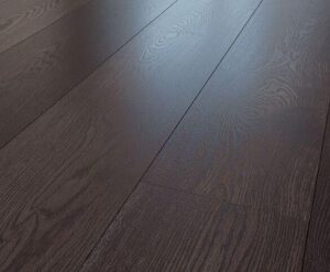 Houten vloer FSC Keurmerk Rustiek Zwart Floorservice Bunyoro 18 cm breed
