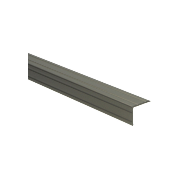 Duo-hoeklijn zelfklevend 24.5 x 30 mm rvs