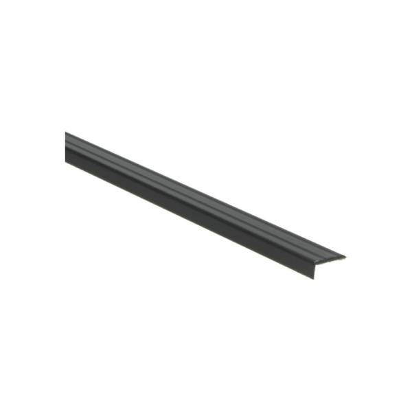 Hoeklijnprofiel 10 mm zwart 3 meter
